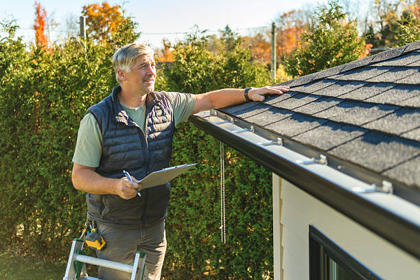 Professional Flat Roof Repair technician working in Covesville, VA